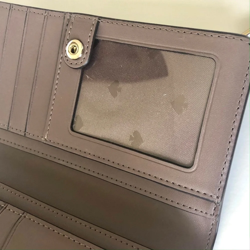 Kate spade Darcy Slim bifold Wallet-Warm Vellum